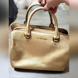 Michael Kors Gold Purse